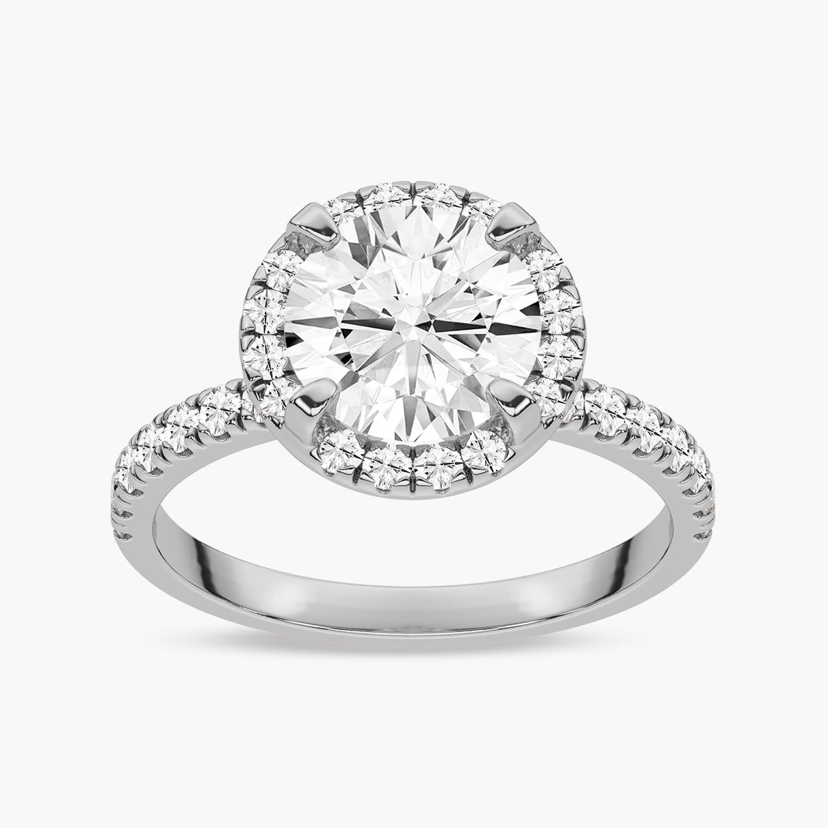 Elysian Circle Diamond Engagement Ring