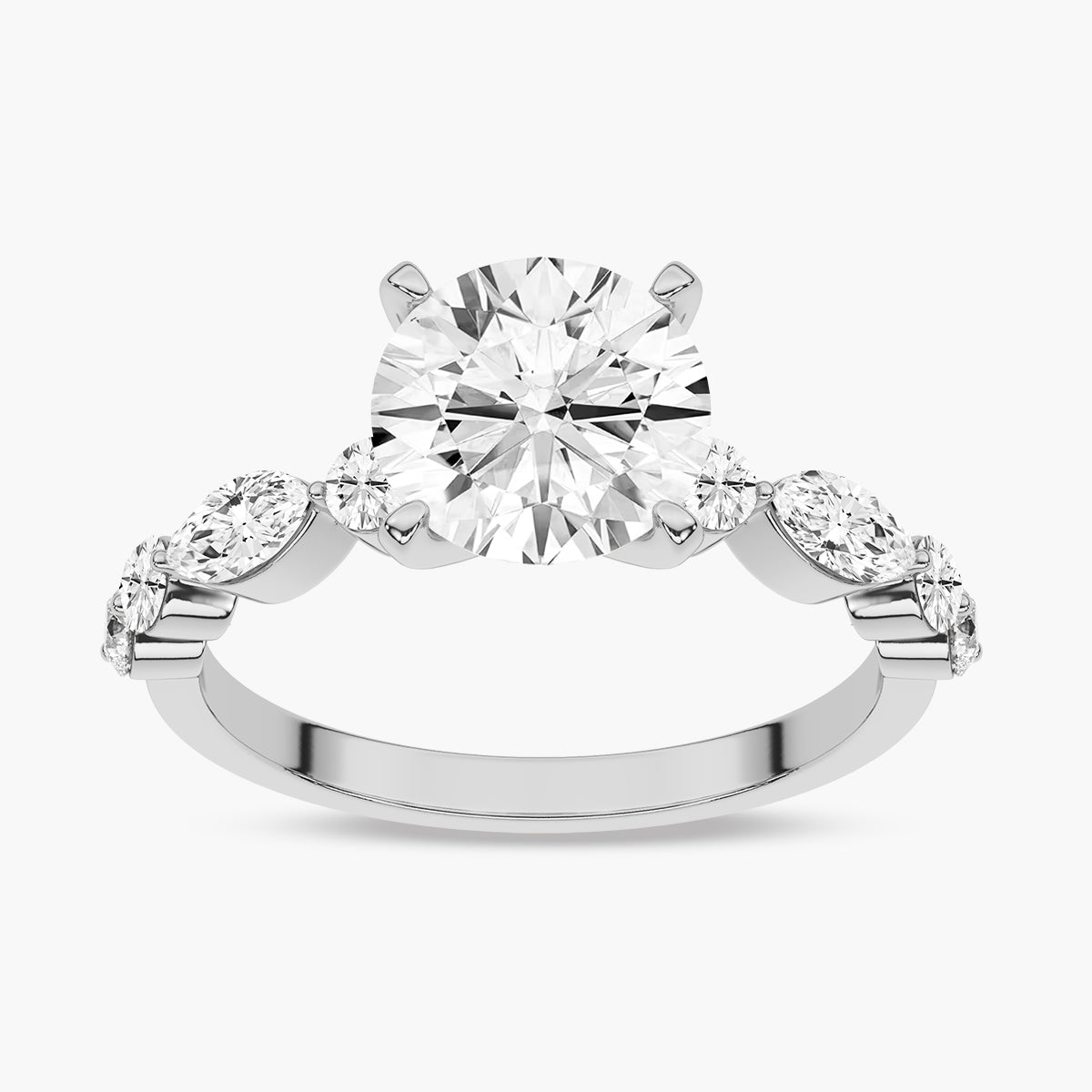 Regal Diamond Engagement Ring