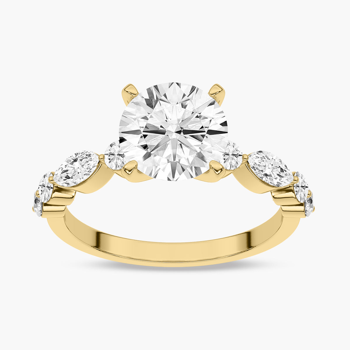 Regal Diamond Engagement Ring
