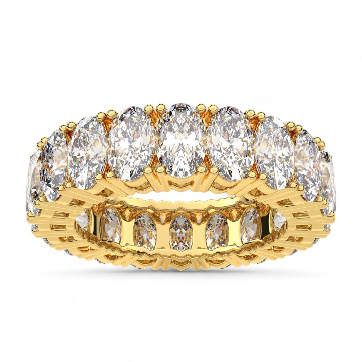 Oval Cut Eternity Band