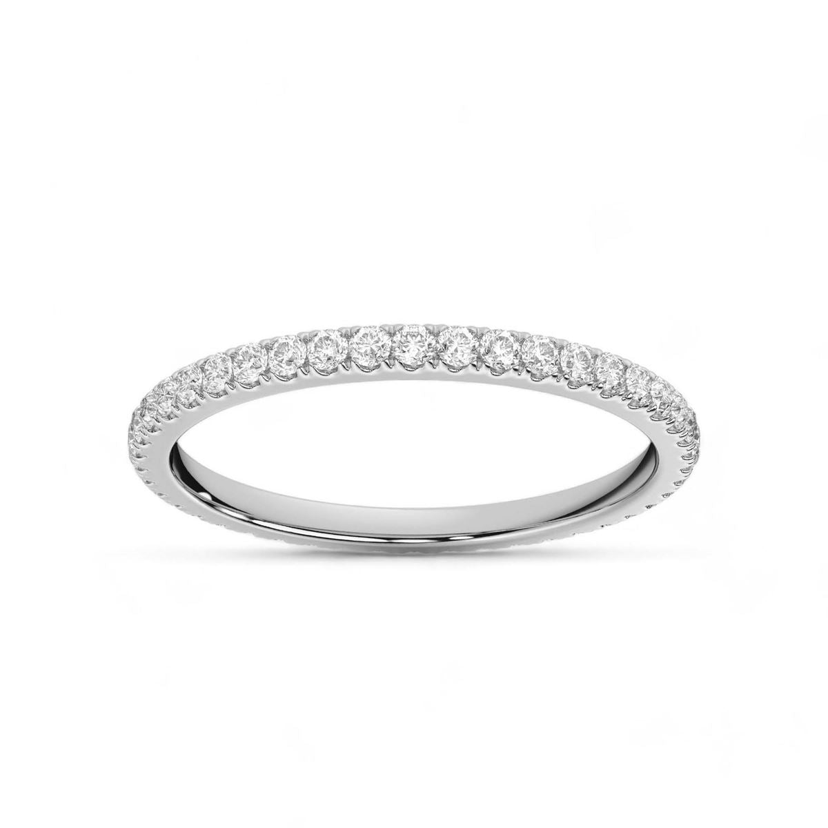 Round Cut Eternity Band
