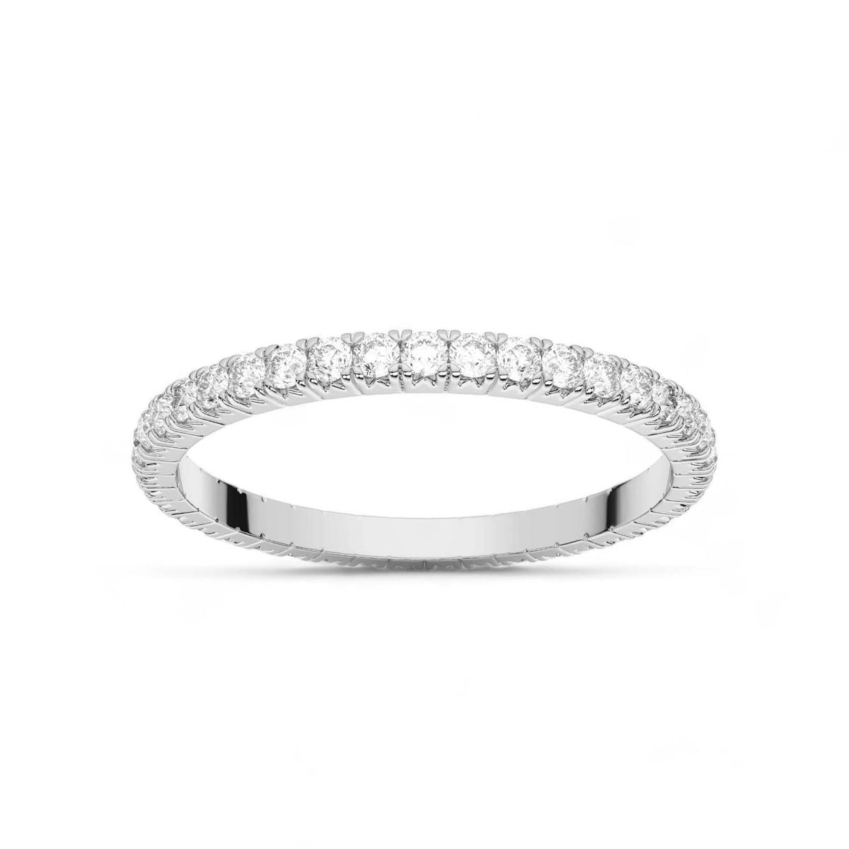 Round Cut Eternity Band