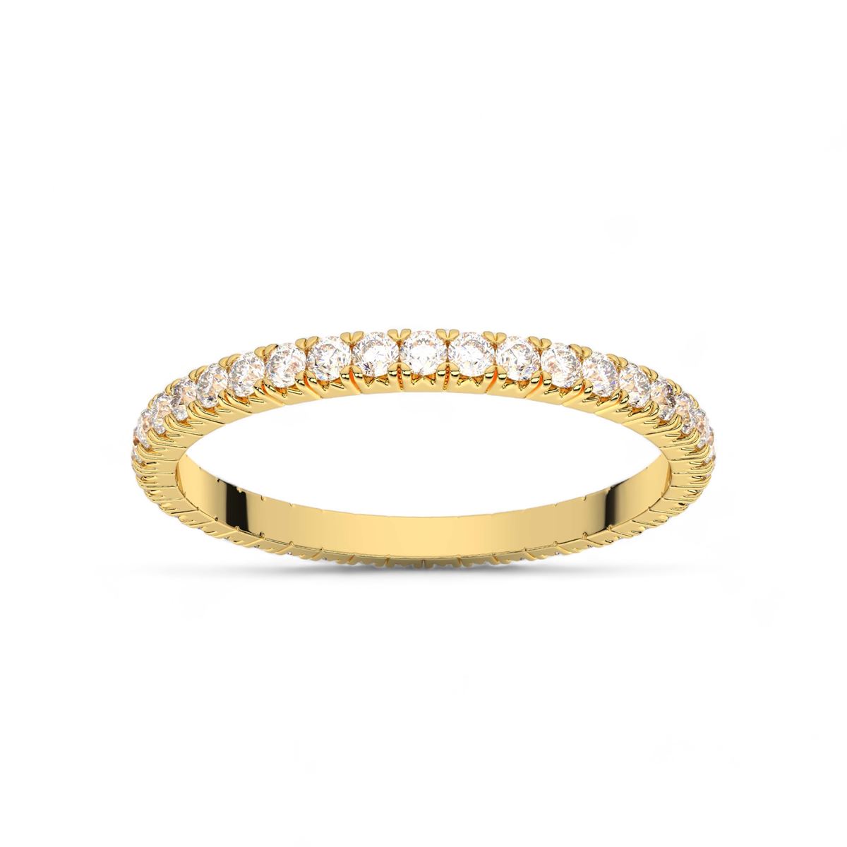 Round Cut Eternity Band