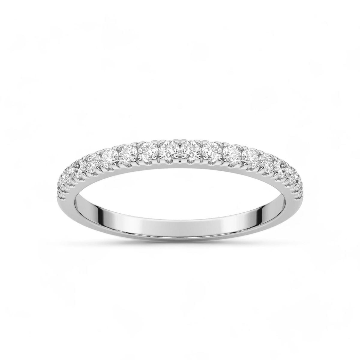 Round Cut Diamond Band