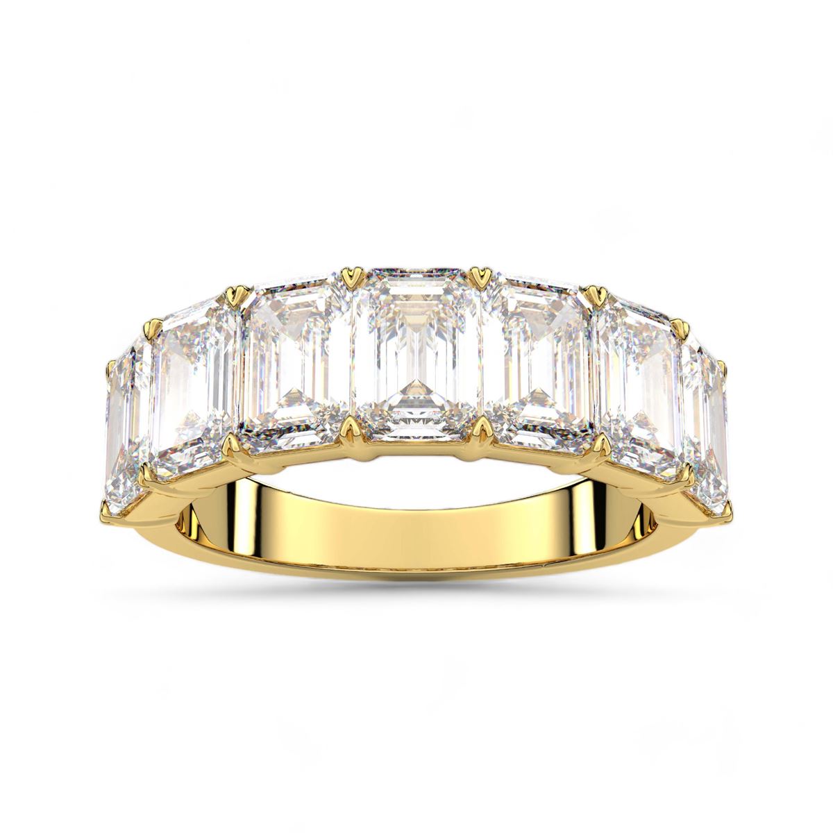 Seven Stone Oval Cut Ring