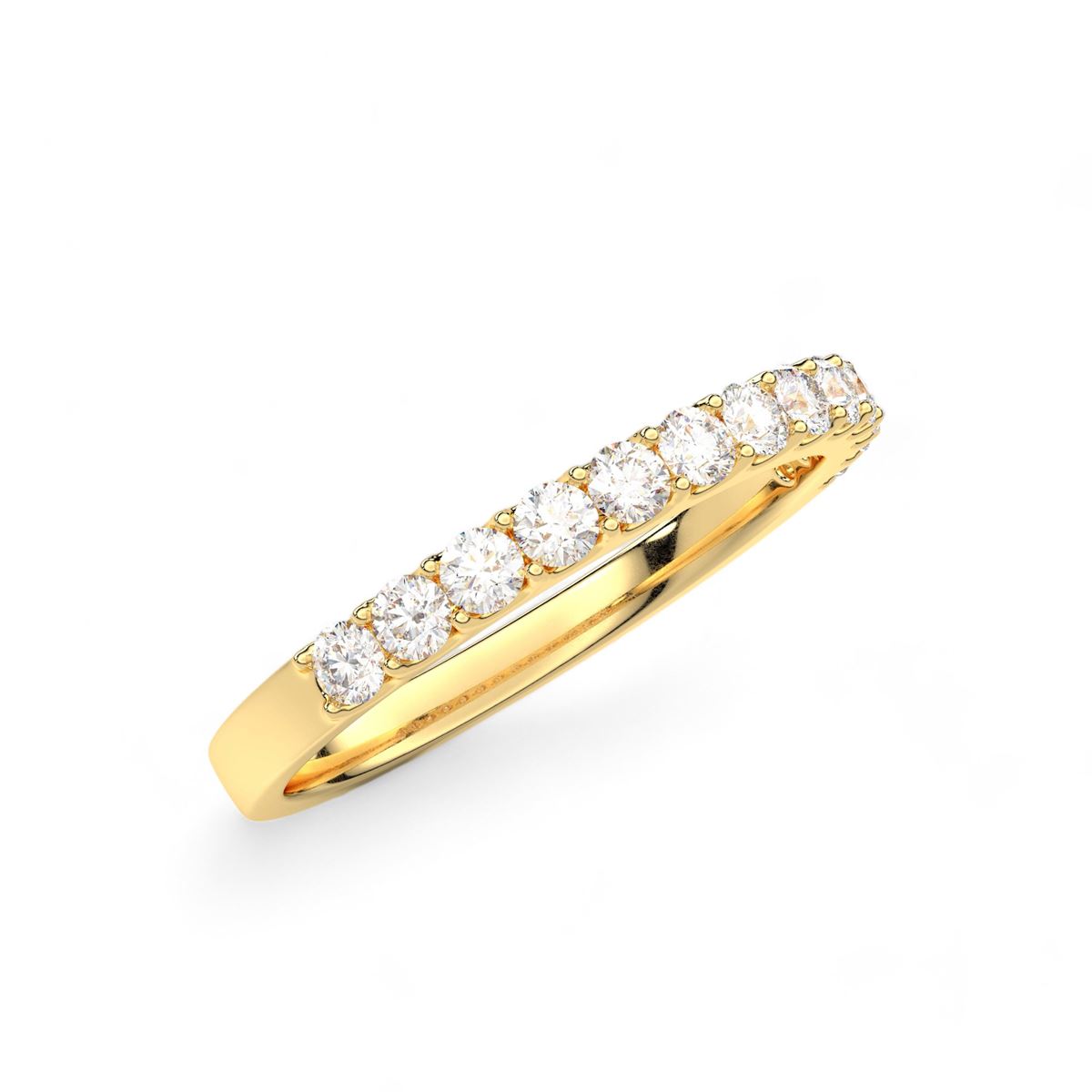 Round Cut Diamond Eternity Band