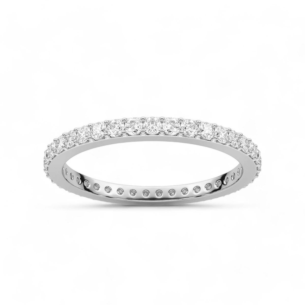 Round-Cut Diamond Eternity Band