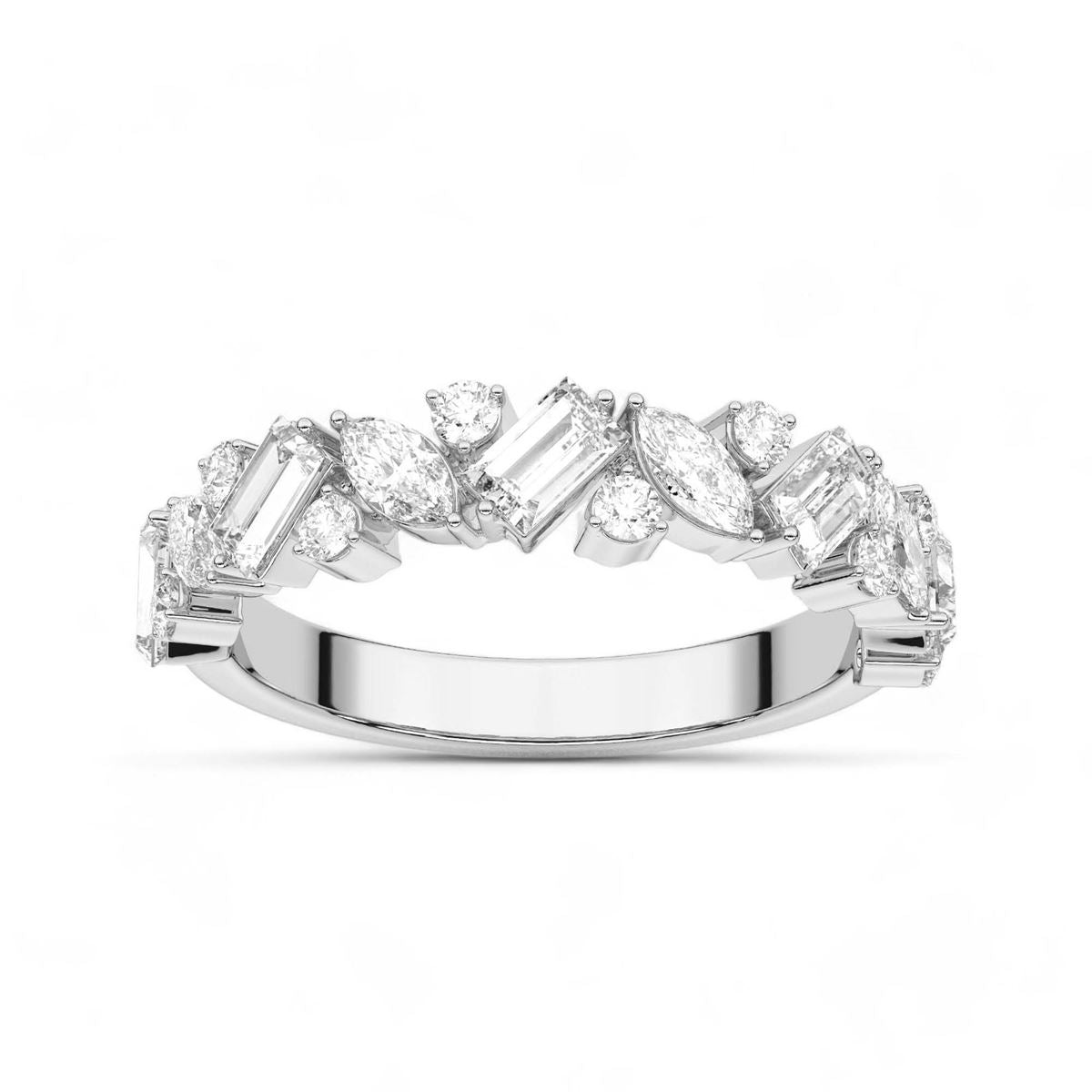 Eclectic Multi-Cut Diamond Band