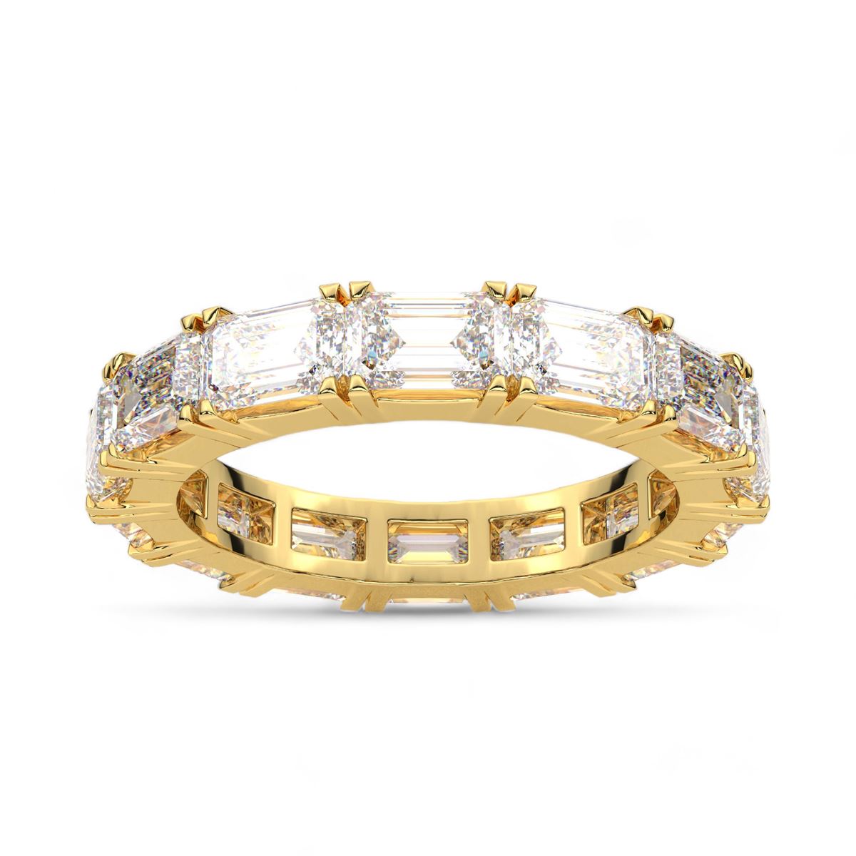 Emerald-Cut Diamond Eternity Band