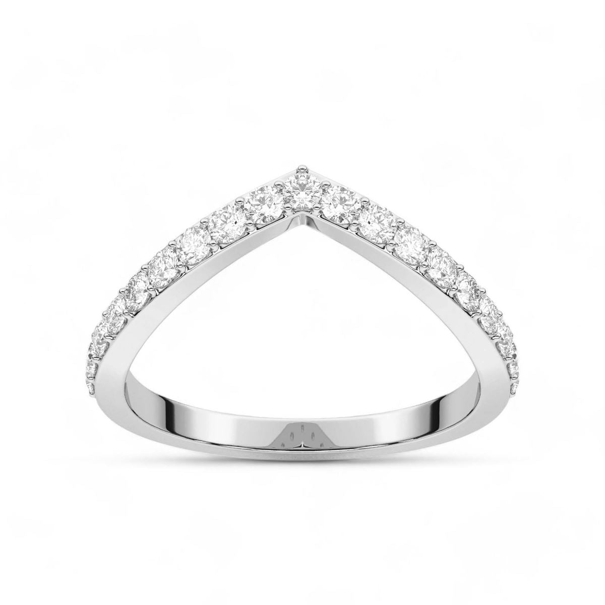Aurora Round Cut Diamond Band