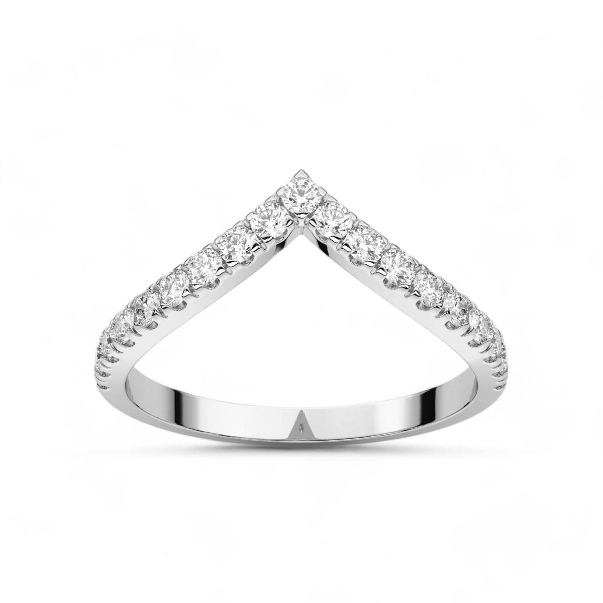 Aurora Round Cut Diamond Band