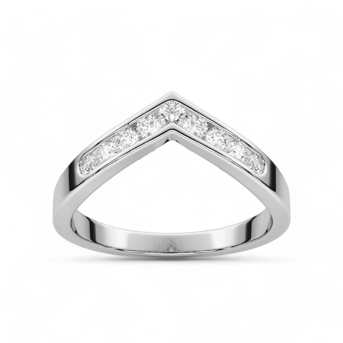 Channel Set Aurora Ring