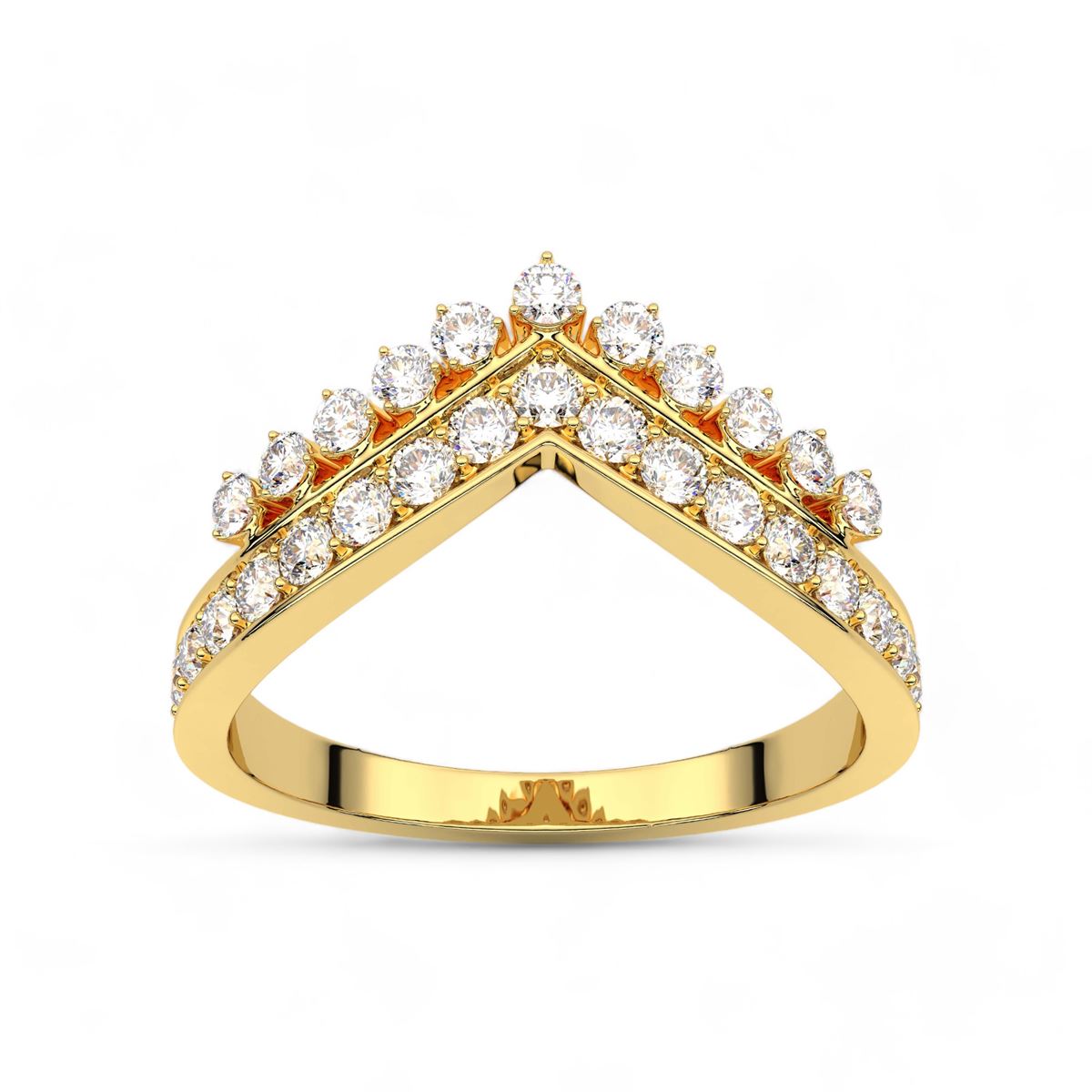 Double Tiered Aurora Ring
