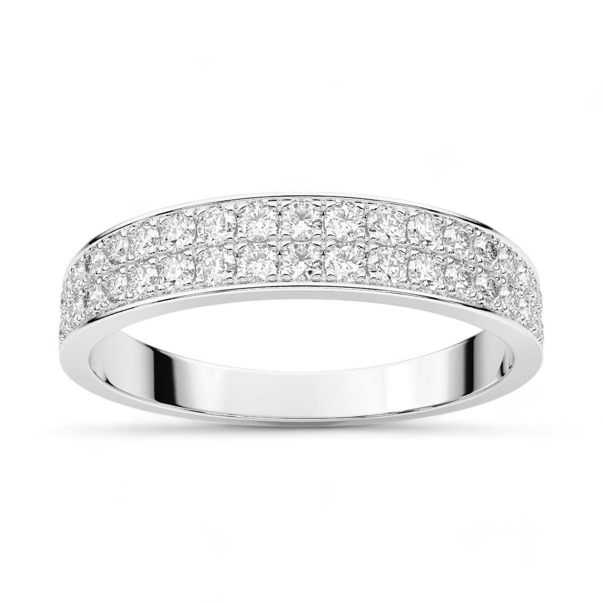 Double Row Eternity Band