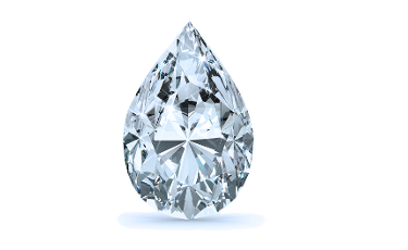 0.69 Carat Pear Shape Lab Grown Diamond