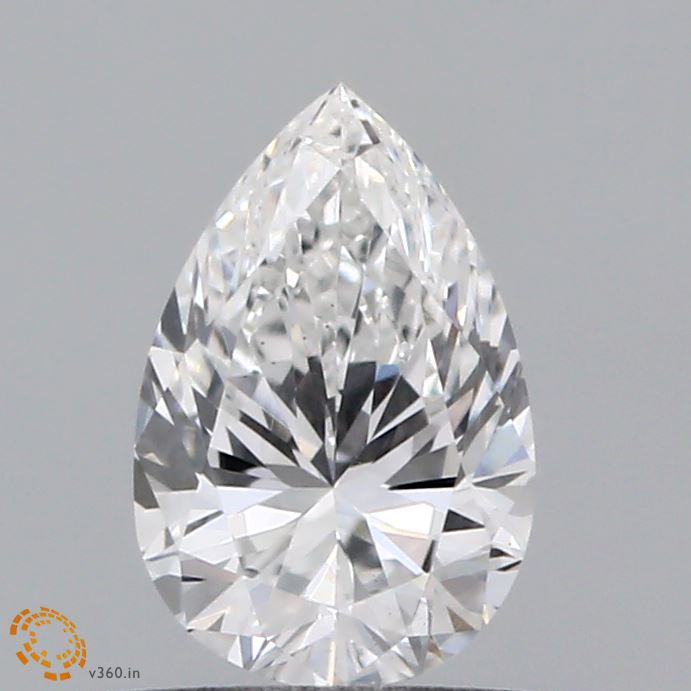 0.62 Carat Pear Shape Lab Grown Diamond