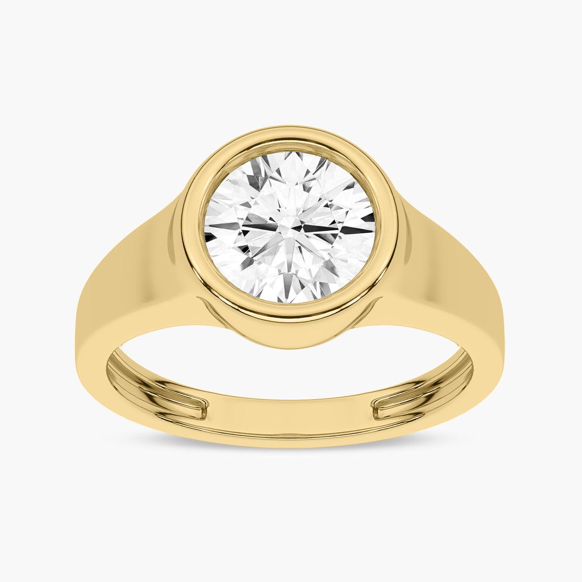 Unique Twisted Shank Diamond Engagement Ring