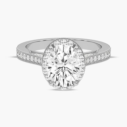 White Gold - Oval