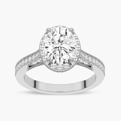 White Gold - Oval
