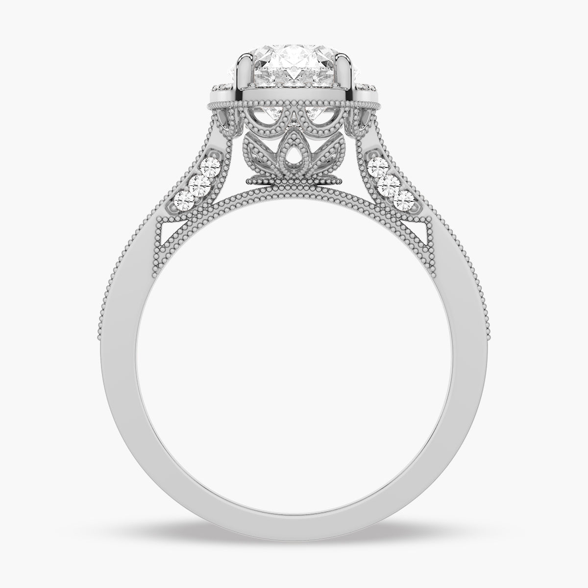 White Gold - Oval