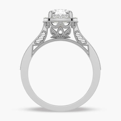 White Gold - Oval