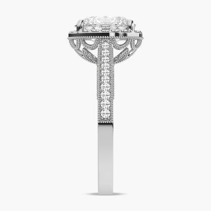 White Gold - Oval