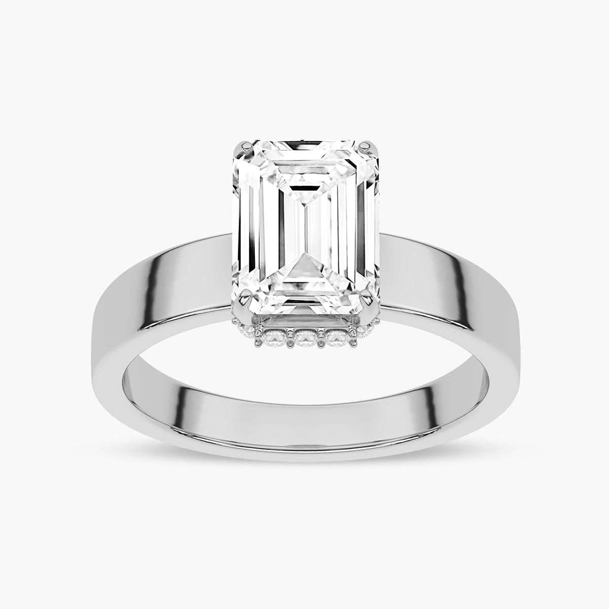 Bold Diamond Engagement Ring