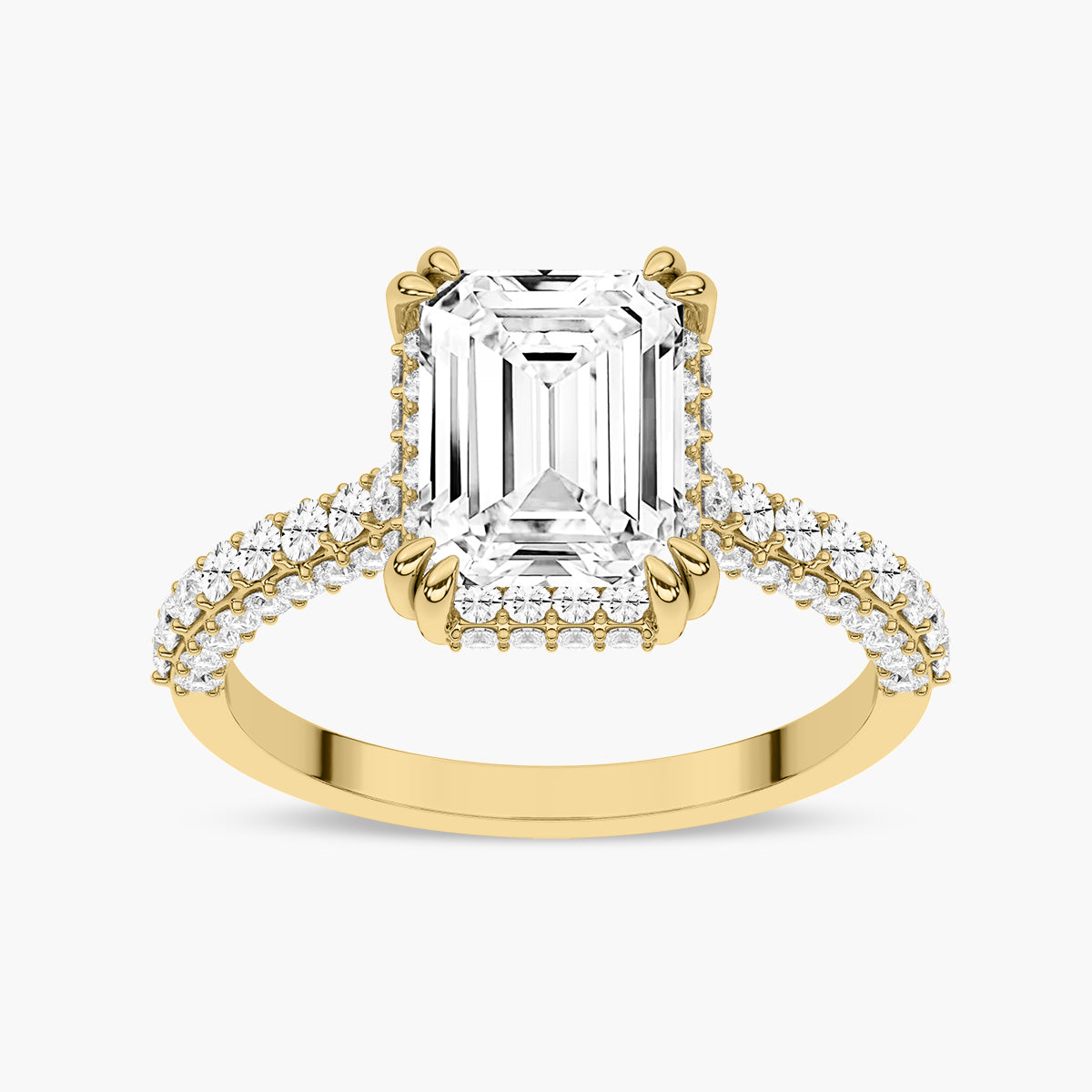 Yellow Gold - Emerald