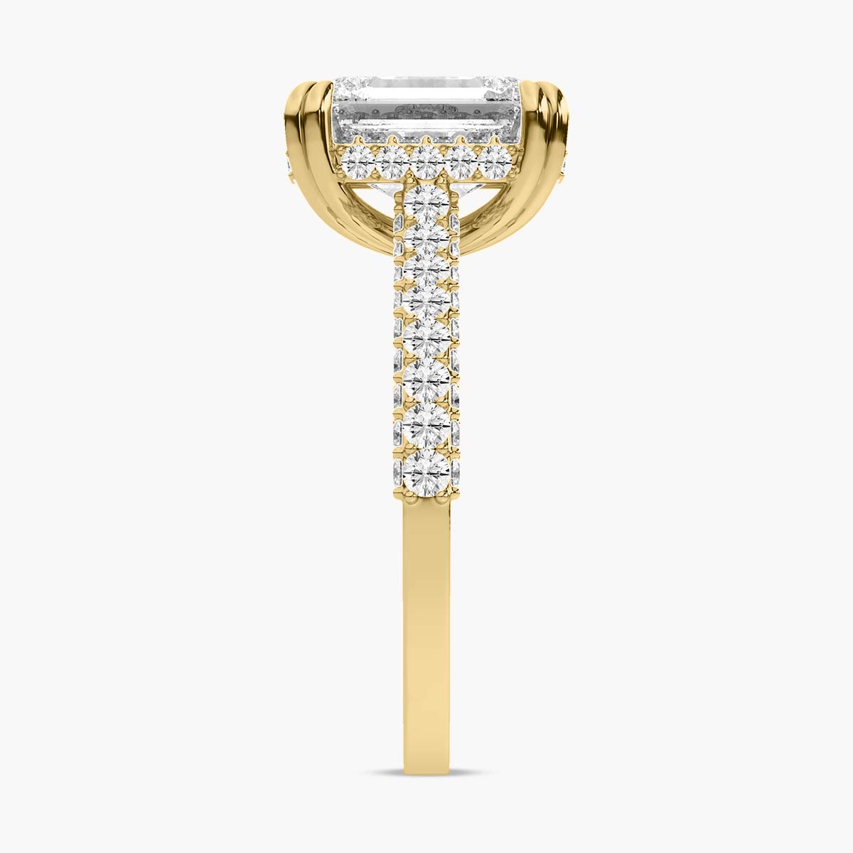 Yellow Gold - Emerald