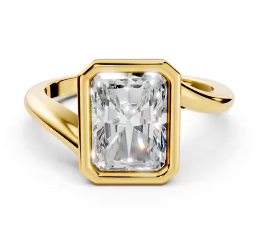 Customize Engagement Ring 2.50 CT Radiant Cut