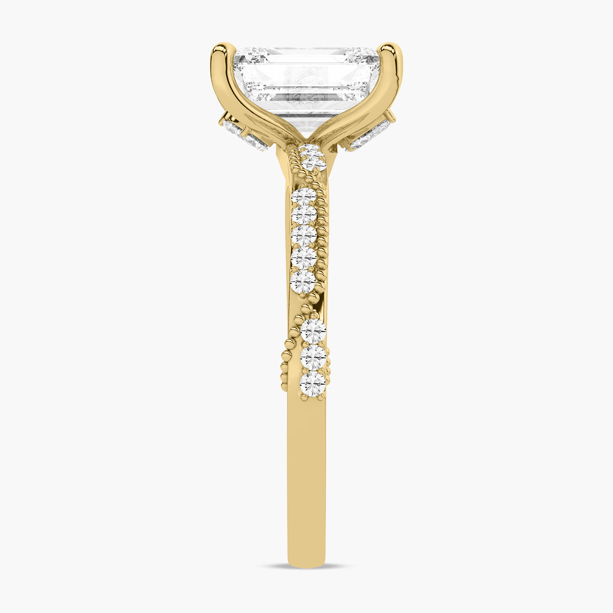 Yellow Gold - Emerald