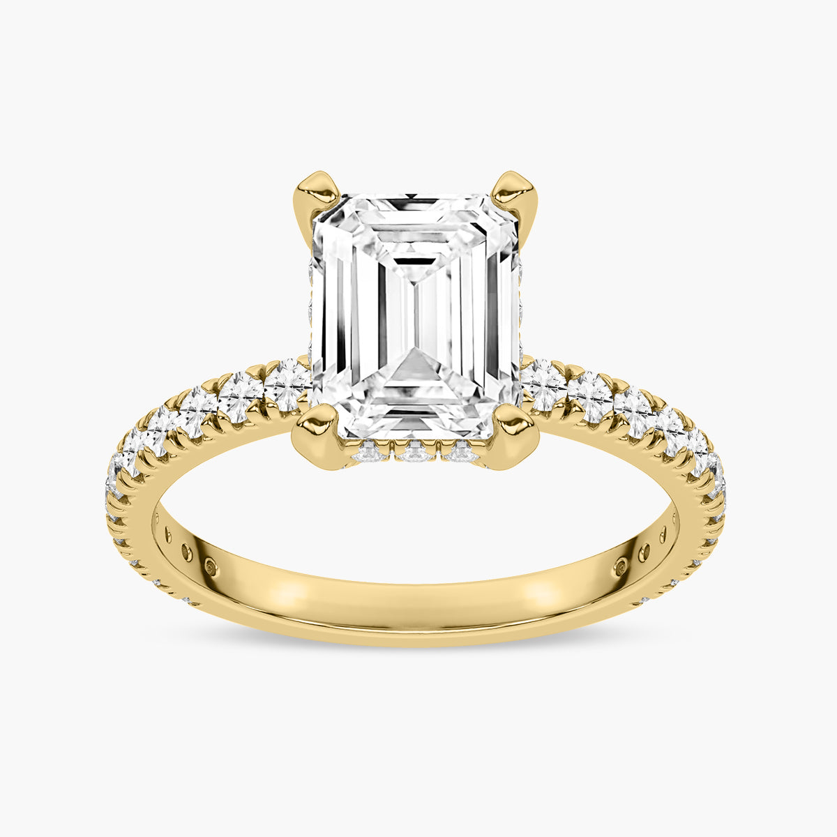 Yellow Gold - Emerald