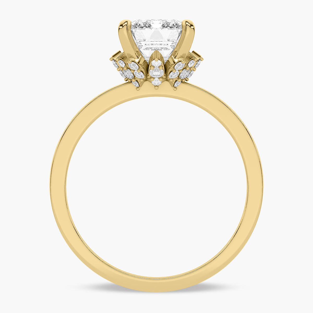Yellow Gold - Emerald