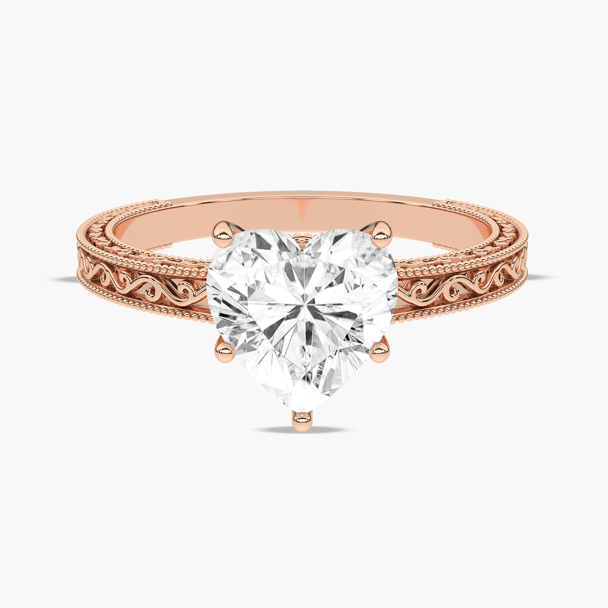 Rose Gold - Heart