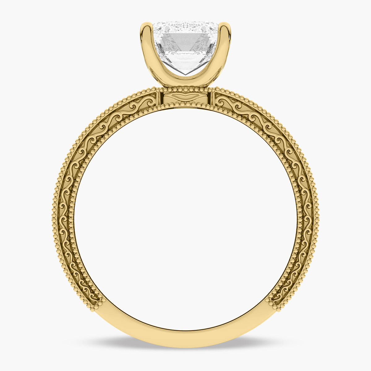Yellow Gold - Emerald