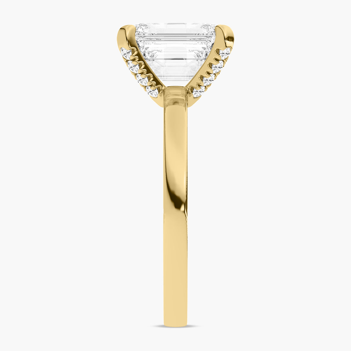 Yellow Gold - Emerald