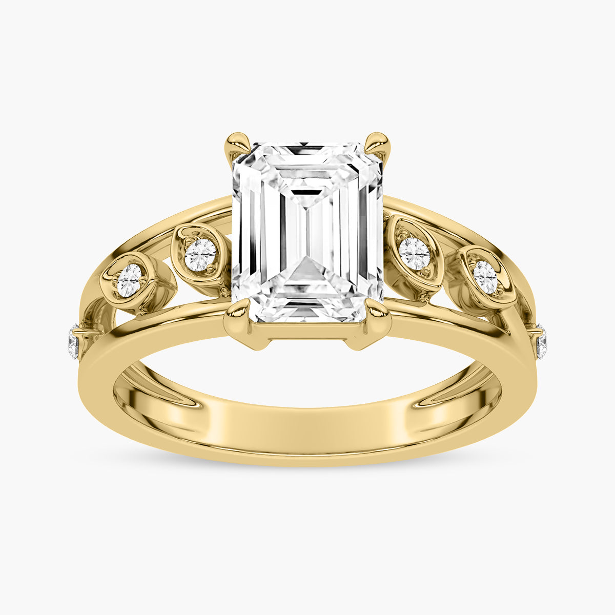 Yellow Gold - Emerald