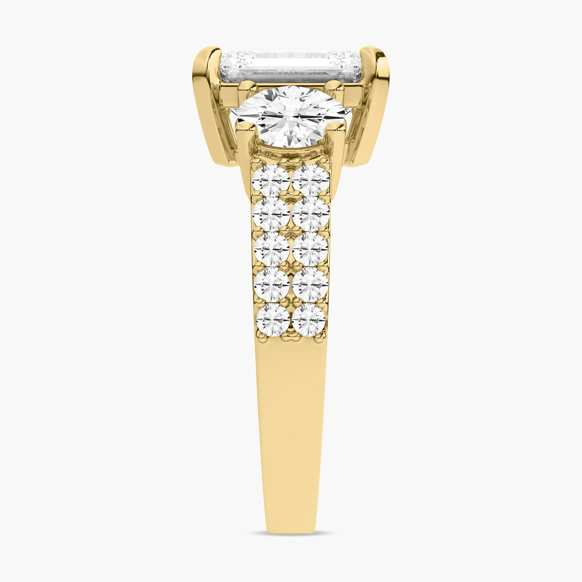 Yellow Gold - Emerald