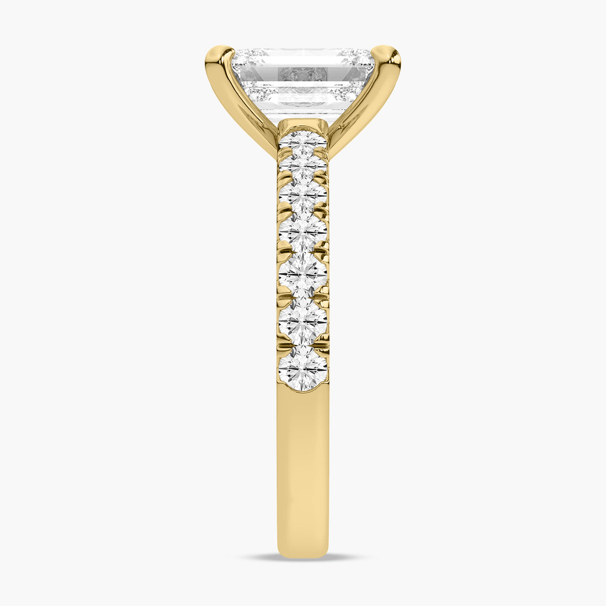 Yellow Gold - Emerald