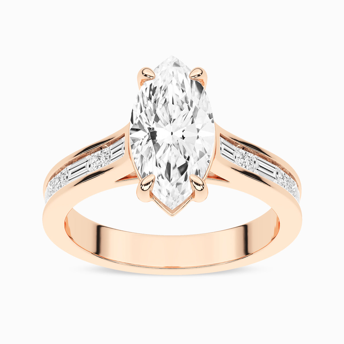 Rose Gold - Marquise