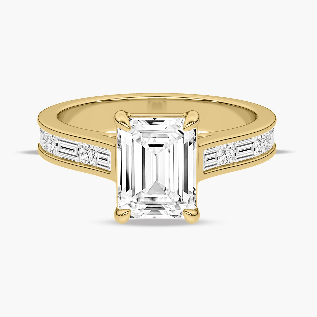 Yellow Gold - Emerald