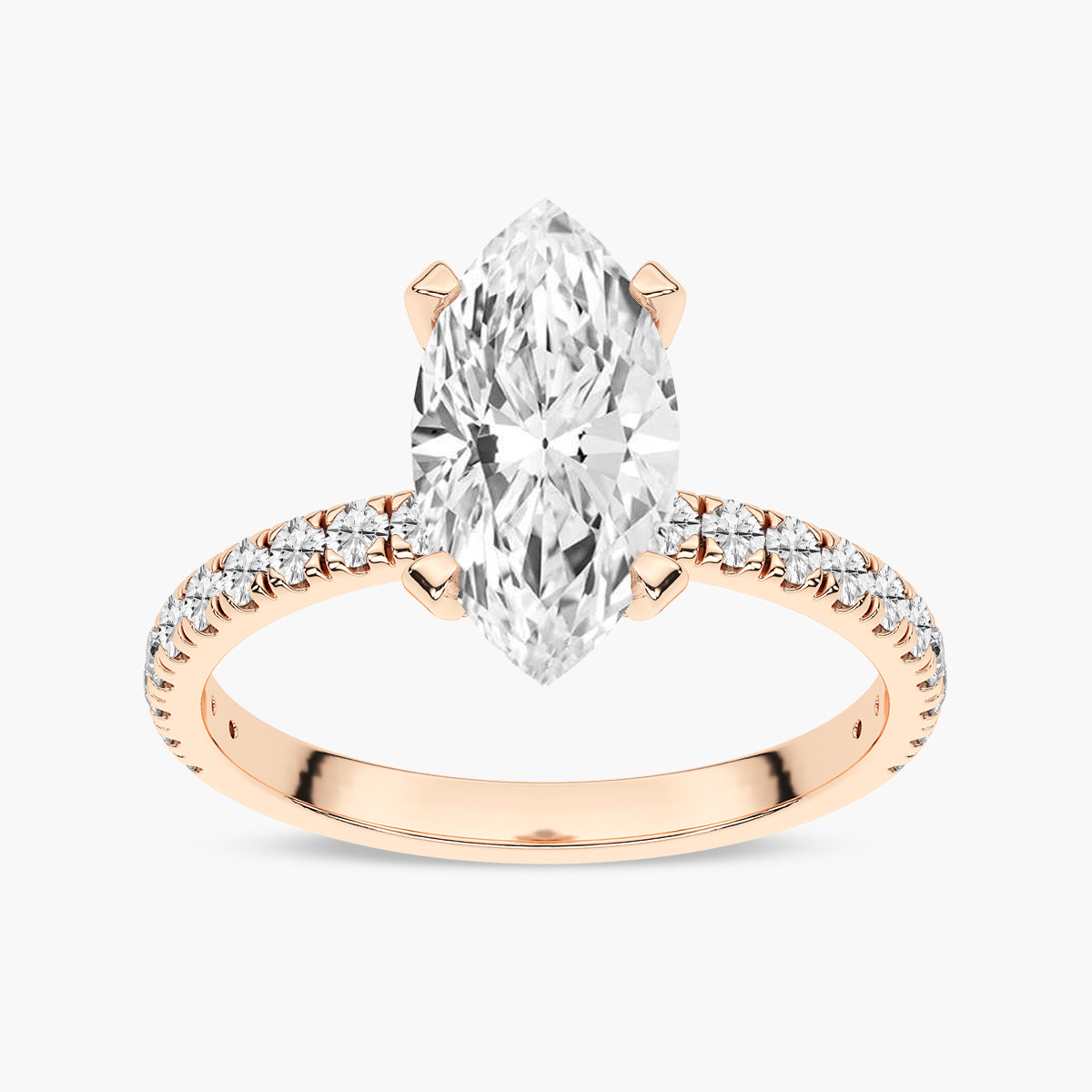 Rose Gold - Marquise