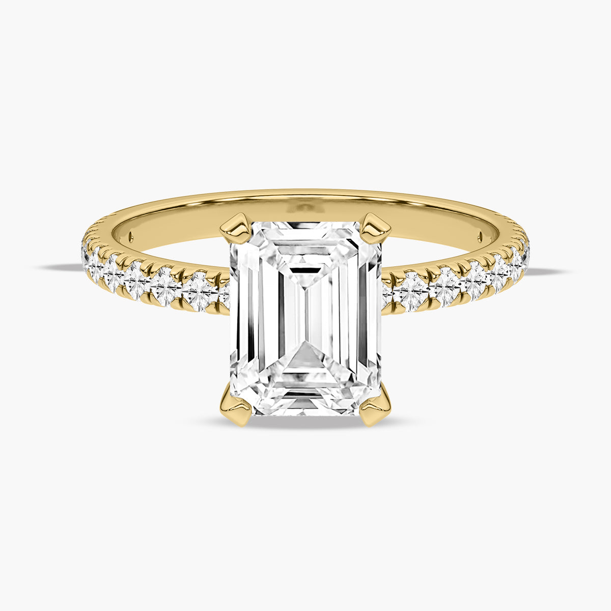 Yellow Gold - Emerald