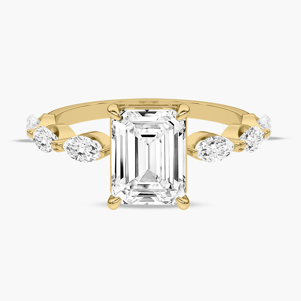 Yellow Gold - Emerald