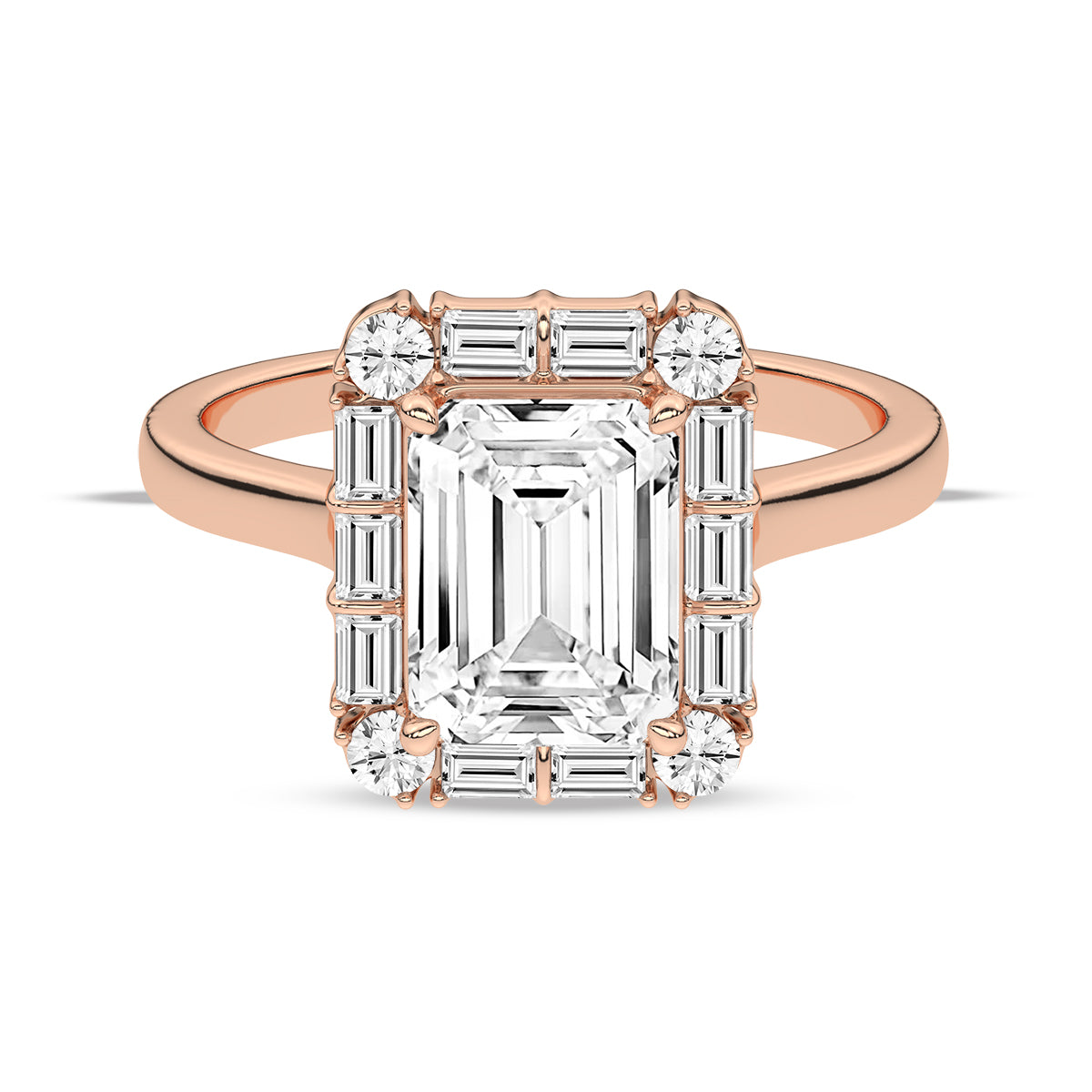 Rose Gold - Emerald