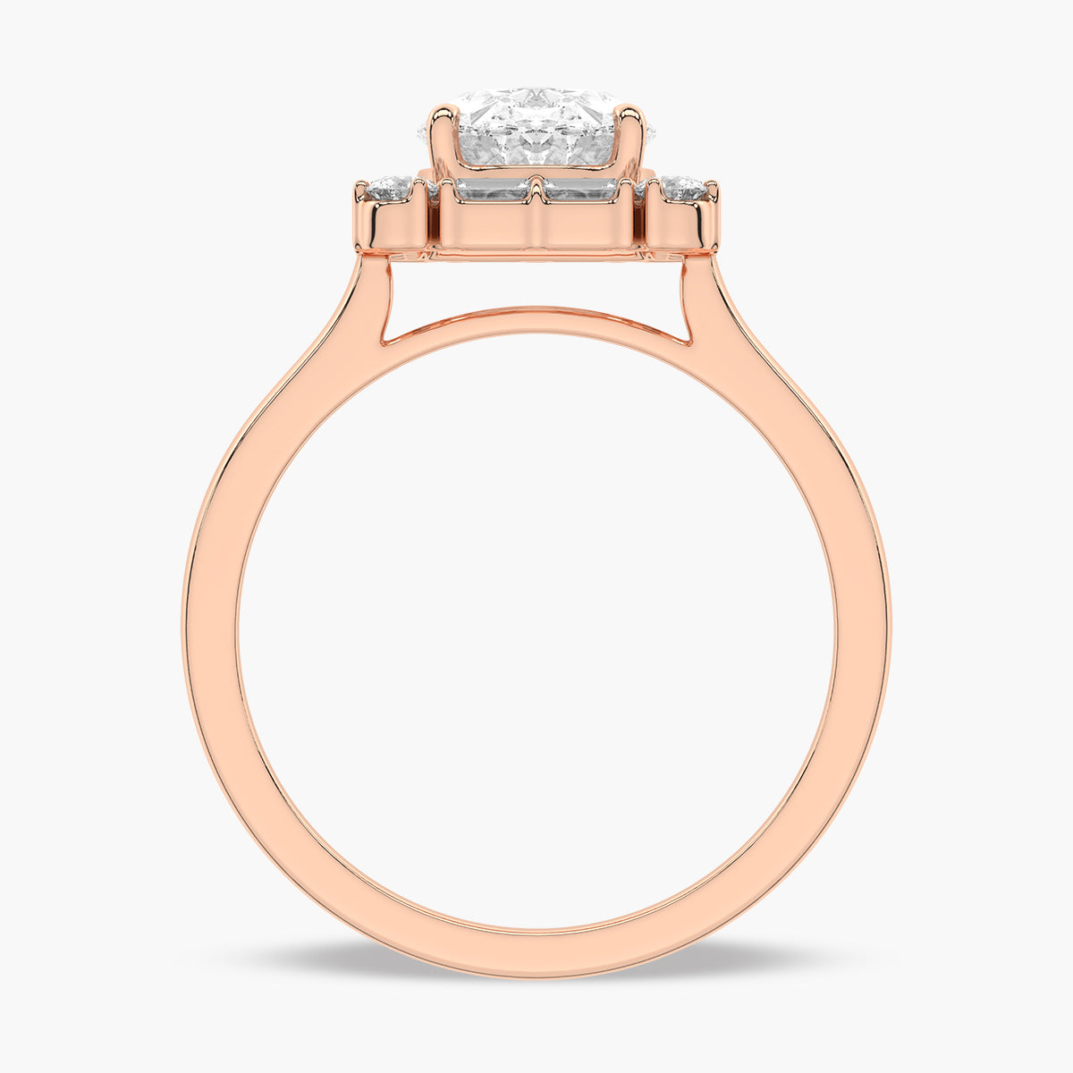 Rose Gold - Oval