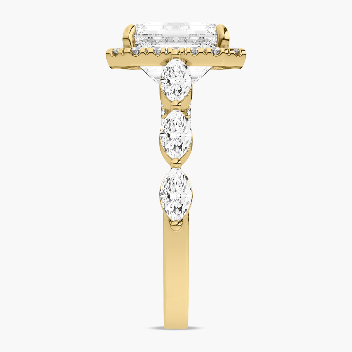 Yellow Gold - Emerald