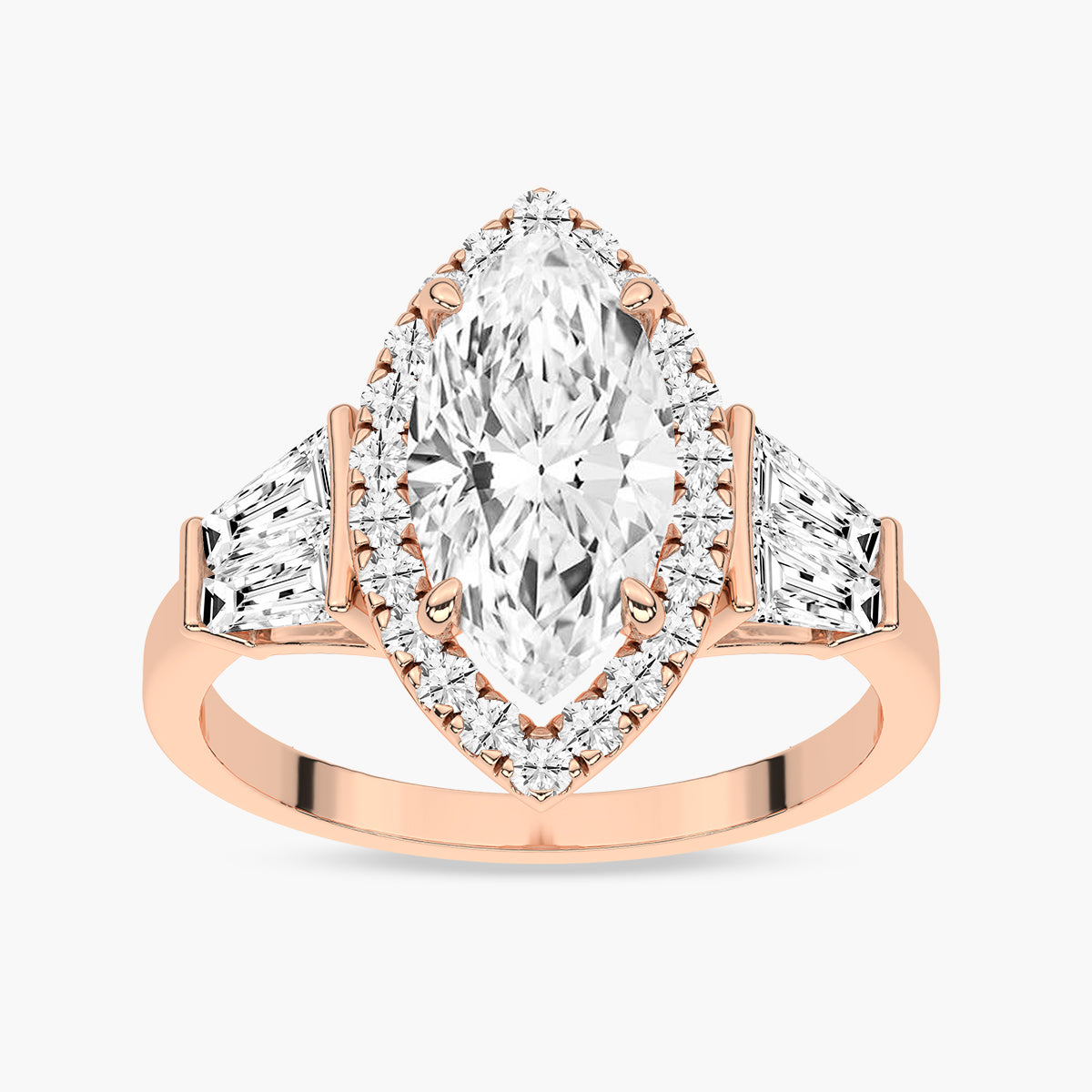 Rose Gold - Marquise