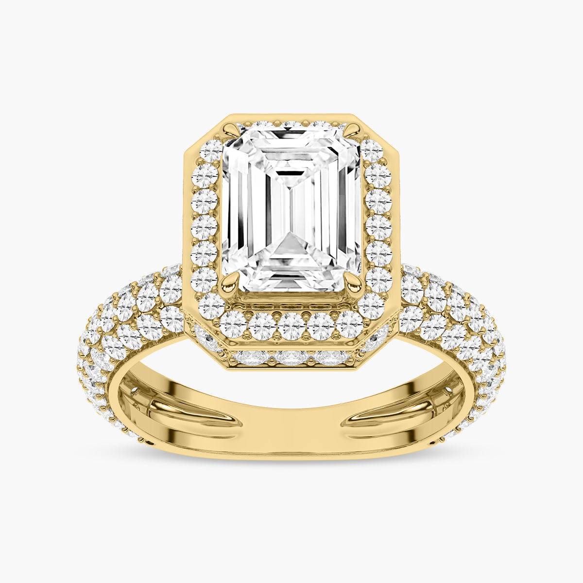 Yellow Gold - Emerald