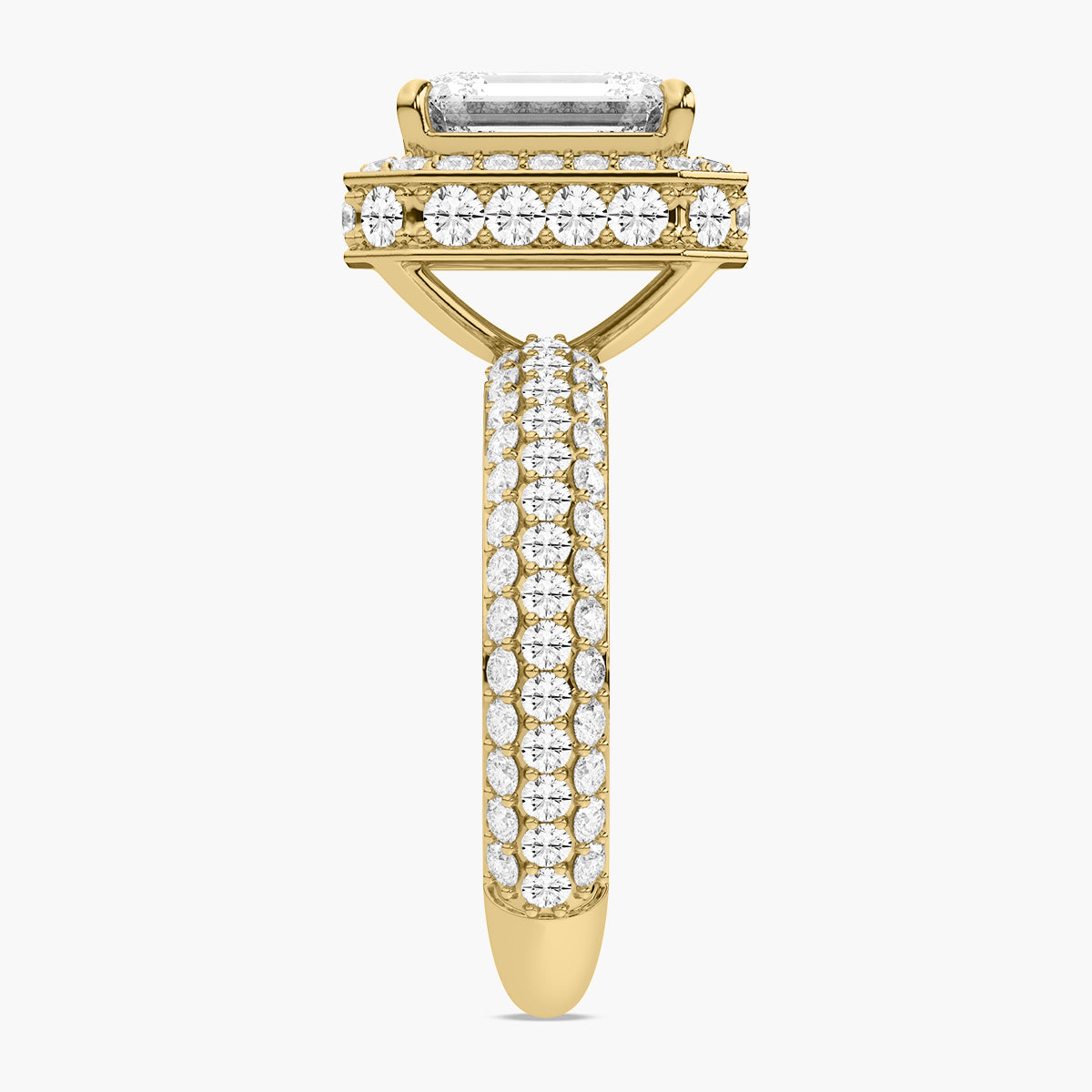 Yellow Gold - Emerald